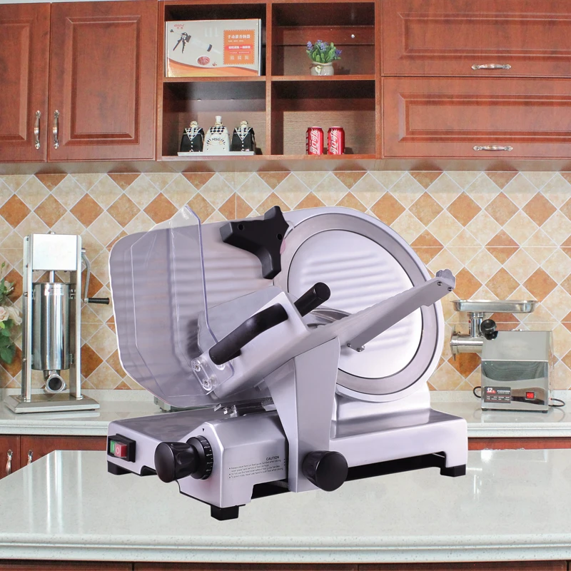 Latest stainless steel electric food slicer, frozen meat slicer