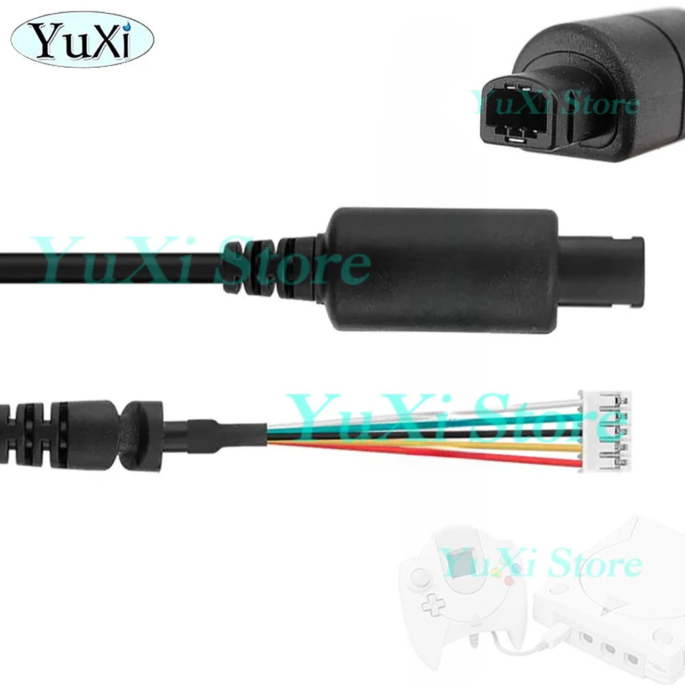 1 قطعة تمديد كابل ل Sega Genesis 2 MD 2 DC128 كابل تحكم ل ميجا محرك 2 9Pin 5Pin غمبد وحدة التحكم سلك الحبل 1.5 متر 2 متر #3