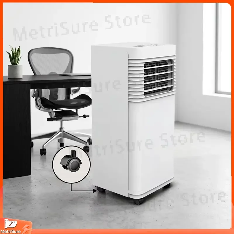 Portable Air Conditioner with Wheels 12000 BTU Low Noise Energy Saving Cooling Heating Mobile AC Unit for Home Office Bedroom