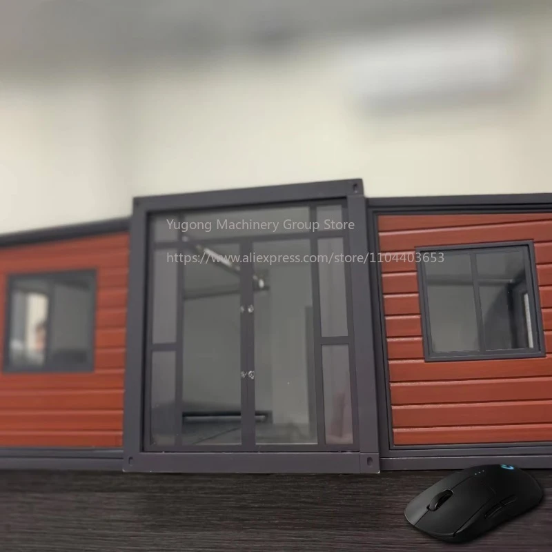 Modern Expandable Steel Folding Container House Prefabricated 2-3 Bedroom Villa for Commercial Container House Model