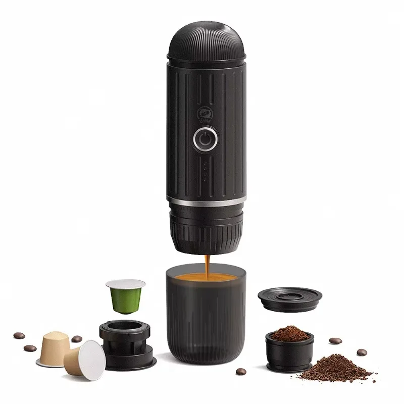 

Portable camping electric coffee machine with heating function