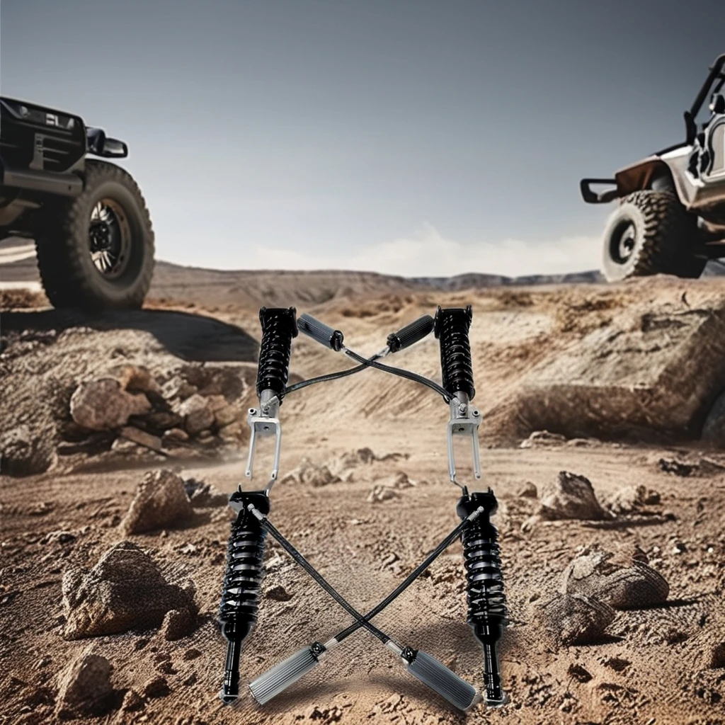 High Performance Off-Road Suspension Kit New Front and Rear 2.5-Diameter Coil Shock Absorbers for Porsche Cayenne