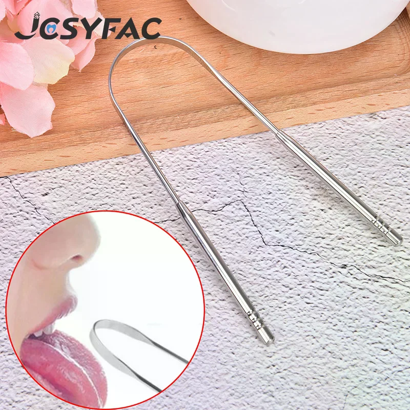 

Многоразовый скребок для языка из нержавеющей стали, чистка свежего дыхания, зубная щетка с покрытием, гигиена, уход за полостью рта, скребок для языка, щетка для чистки