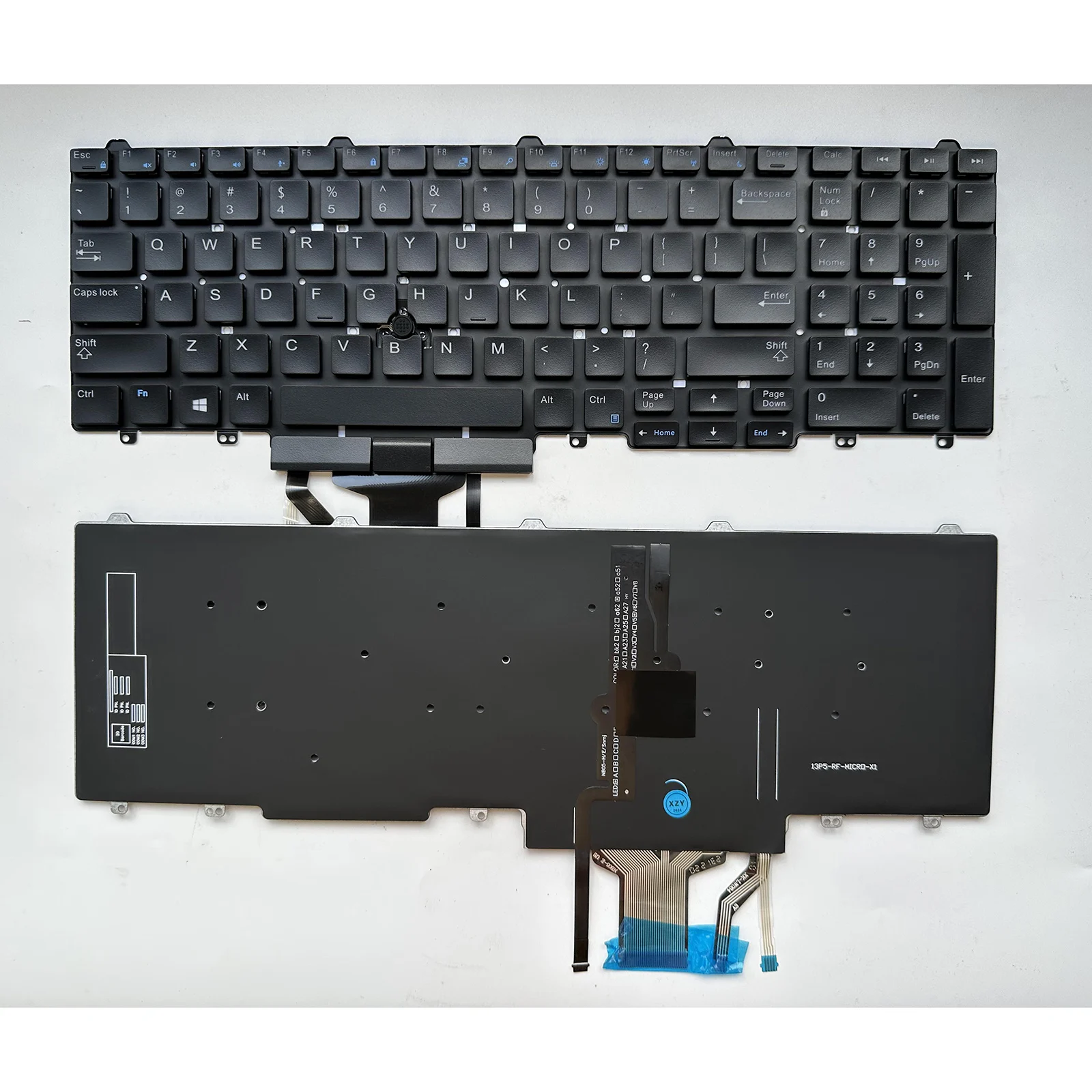 

SP FR RU UK US layout Dell Latitude 0T9RCN CN-0FP37Y 0FP37Y FP37Y NSK-LL0BC P29E P53F P37F P48F P60F Laptop Keyboard
