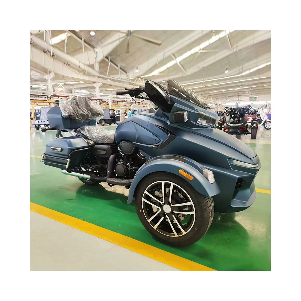 Best sell 400cc Gasoline tricycle High Speed Reverse Long Range Motorized Trike CBS ABS System with EPA EEC Certificate on road