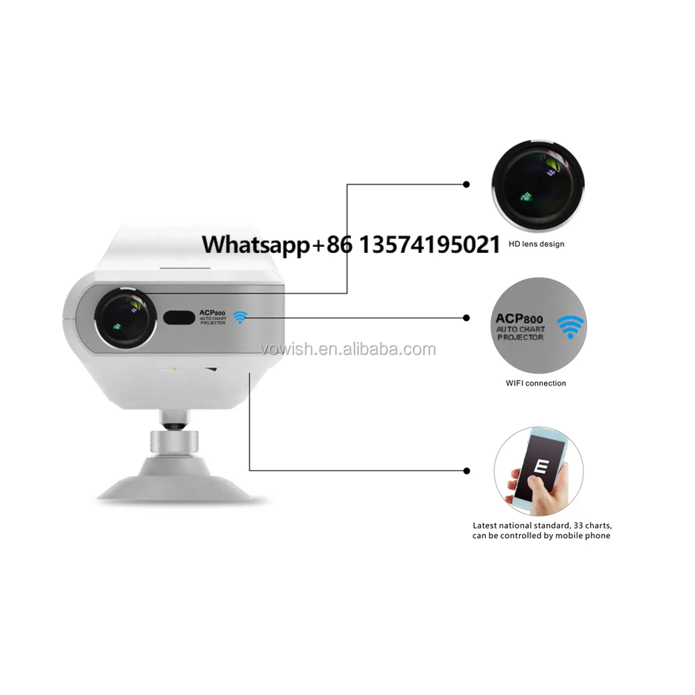 

Hot Selling Optical Machine ACP-800 Portable Automatic Chart Projector for Eye Shop