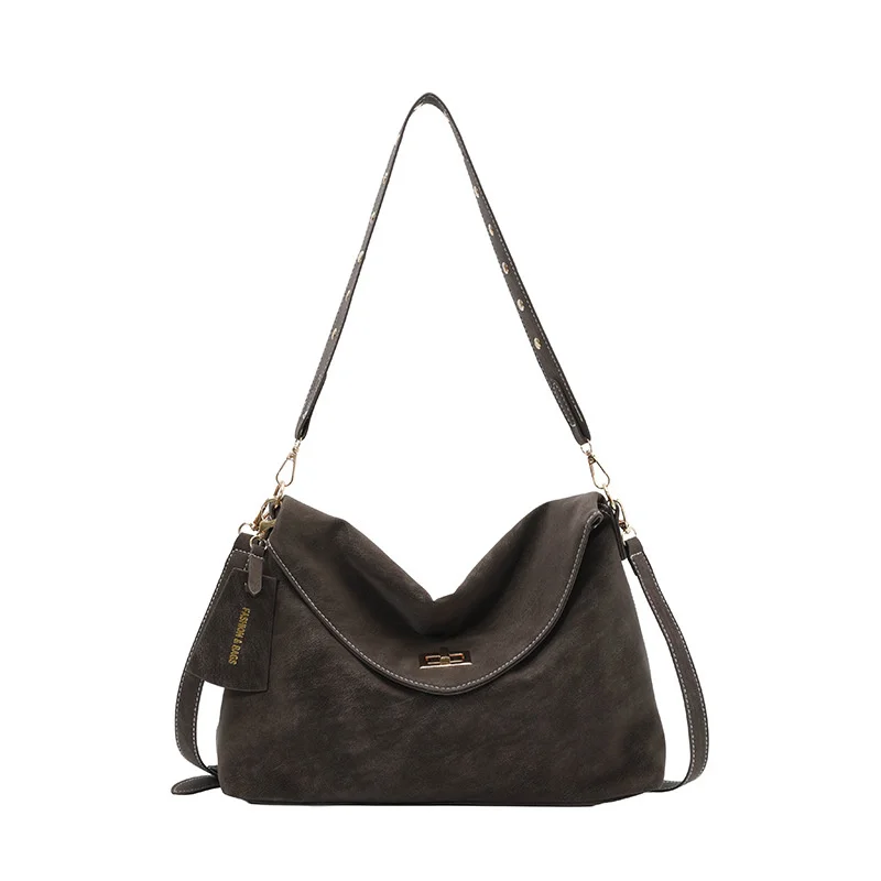 Elegante Casual Damen-Umhängetasche Vielseitige Schultertasche im Retro-Stil Pendler-Tragetasche Weiches PU-Material Mittlere Größe – Detail 24