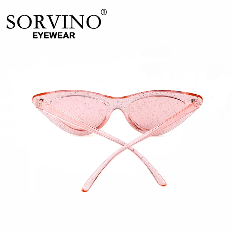 نظارات شمسية SORVINO Fashion للحفلات الفلورسنت UV400 Candy Jelly Cat Eye Festival نظارات شمسية لحفلات أعياد الميلاد والهالوين