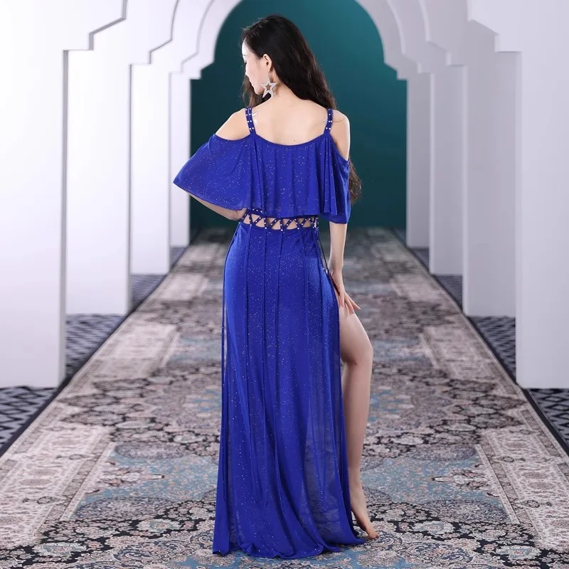 Customized Belly Dance Costumes 2025 New Tassel Sexy Set Split Eastern Dance Performance Clothes