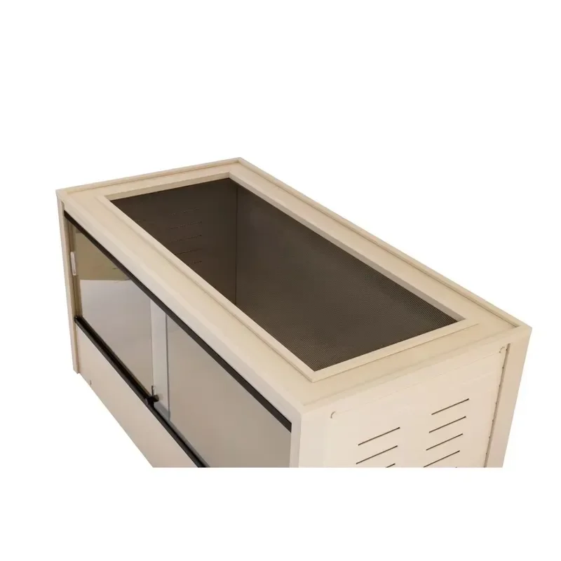 Factory Wholesale Stackable Wooden Reptile Enclosure, Multi-Tier Terrarium with Glass Front
