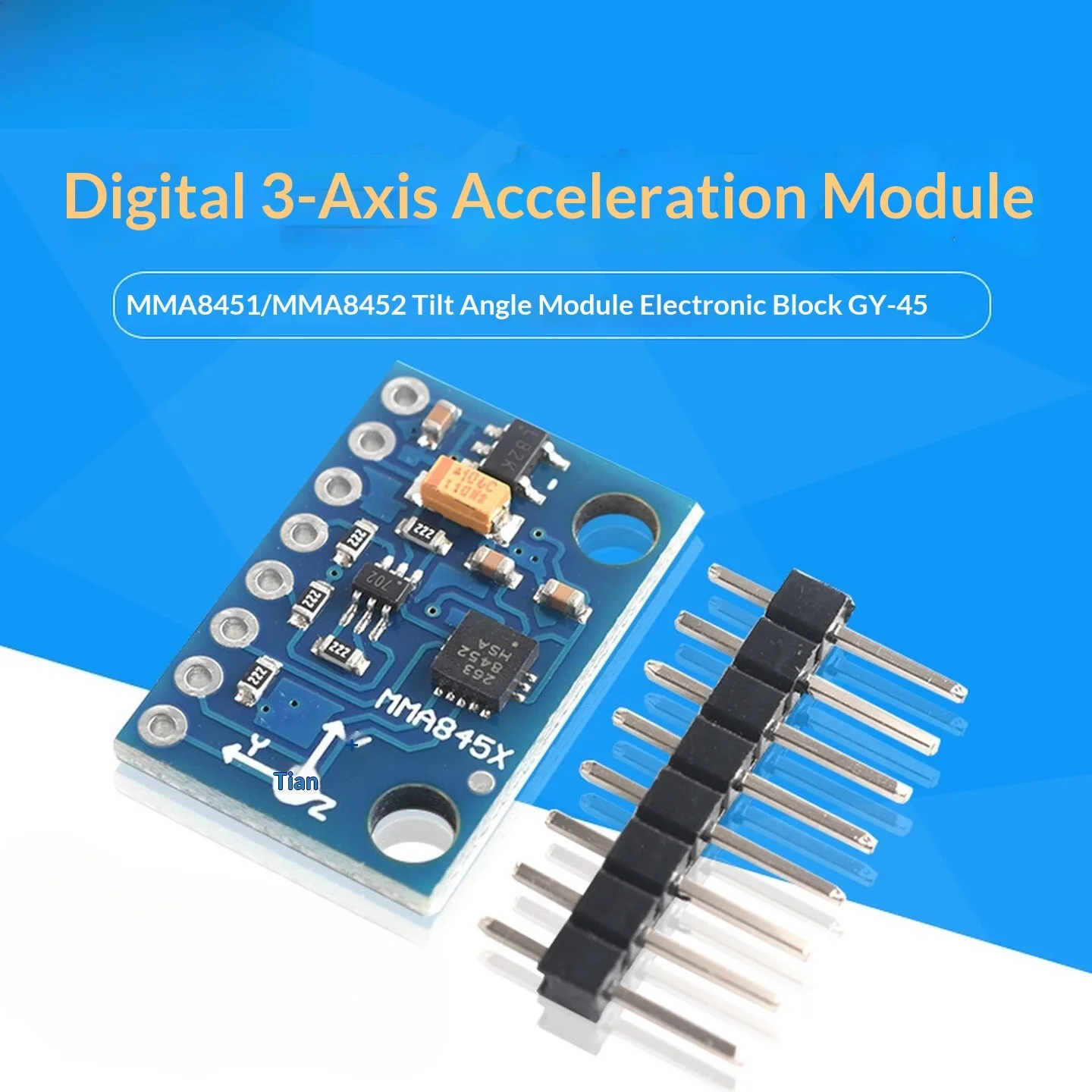 GY-45 MMA8452 Digital 3-Axis Inclination Module | Acceleration Sensor | For Arduino/MCU DIY Electronics