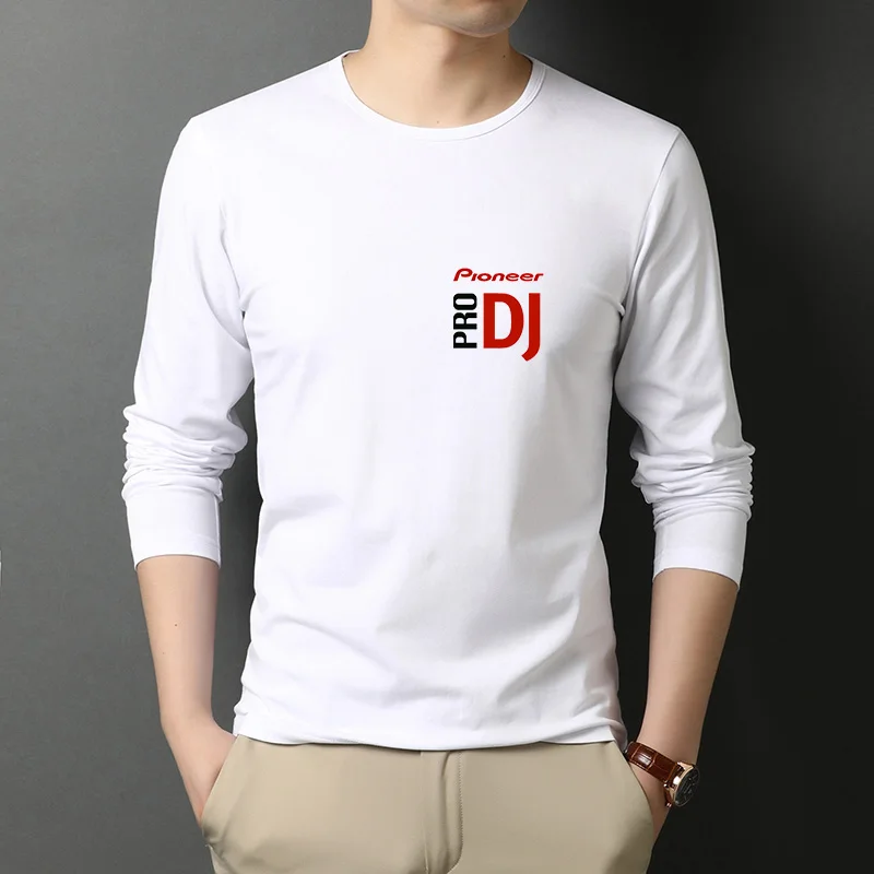 Pioneer Pro Dj 100% Cotton T Shirt Men Women Casual O-neck Long Sleeved Mens Tshirts Autumn T-shirt Male Tops Tees