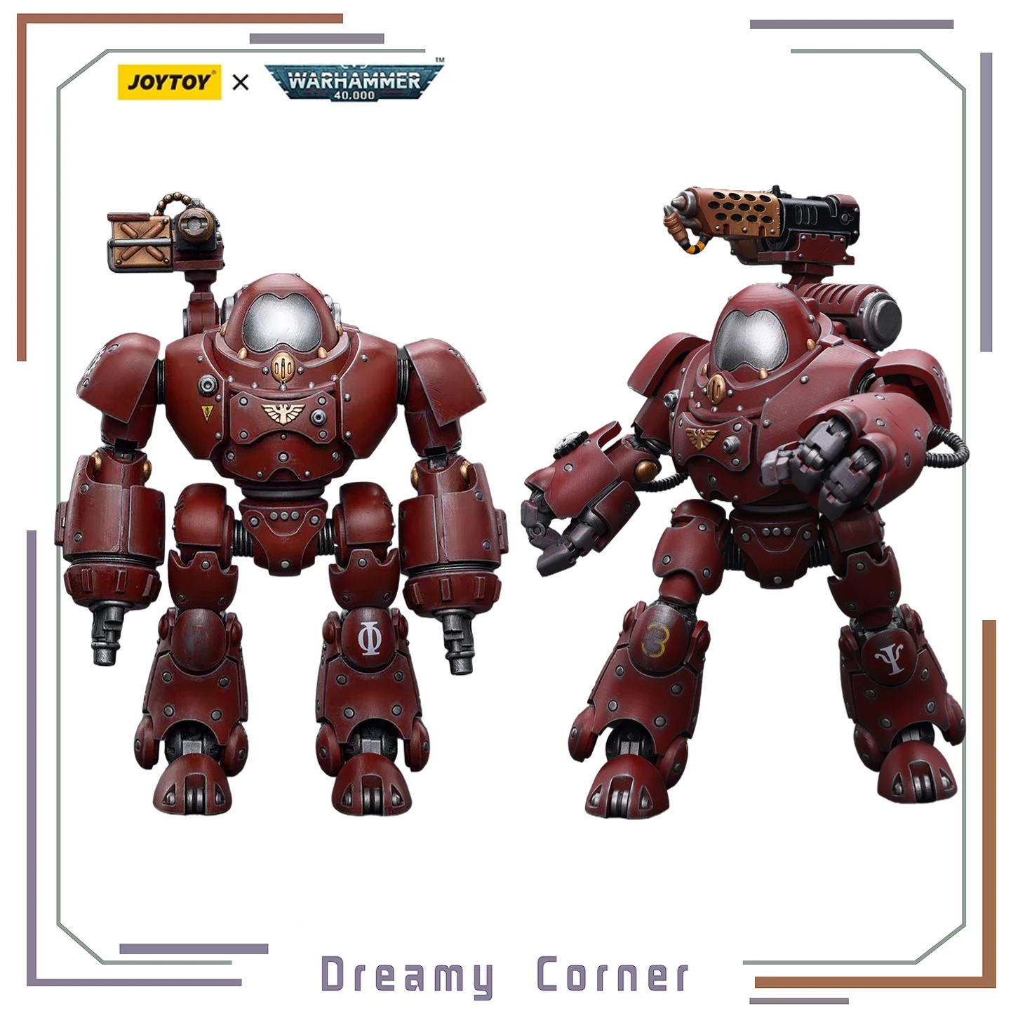 

【В наличии】JOYTOY Warhammer 40K Adeptus Mechanicus Kastelan Robot с тяжелым фосфорным бластером 1/18, фигурки, игрушки