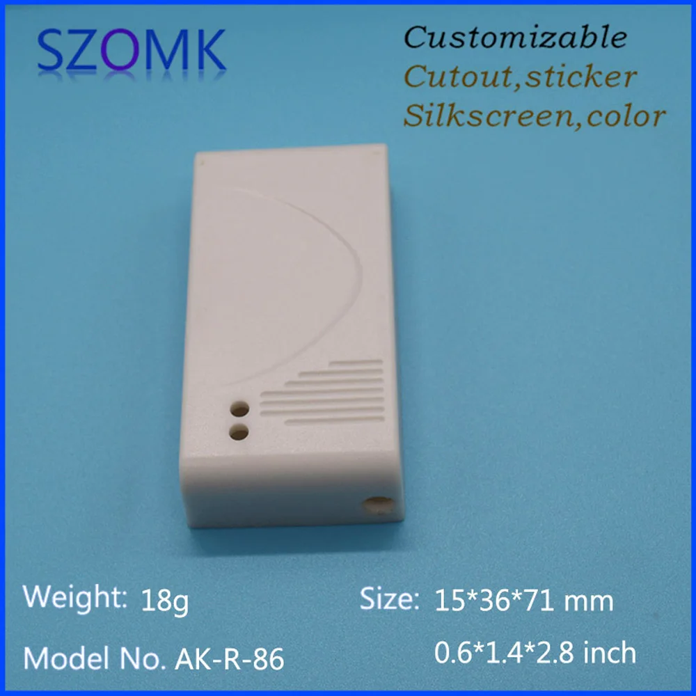 Electrical cabinet abs plastic enclosure (10Pcs) 15*36*71mm Instrument control box electrical cabinet abs plastic box