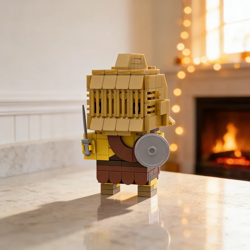 

203pcs MOC Brickheadz Gladiator Model Building Blocks Architecture DIY Christmas Gifts Toy Creative Idea Education Brick Kids