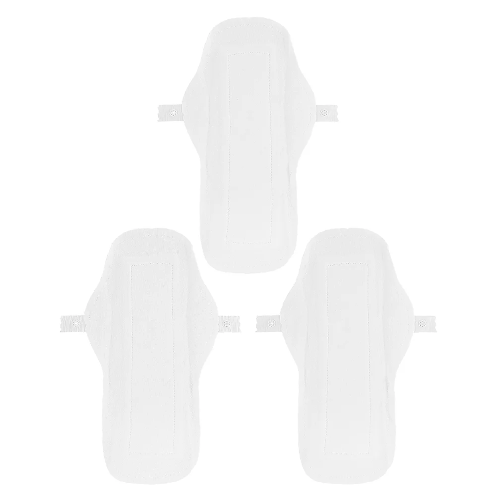 3 Pcs Menstrual Cloth Sanitary Napkin Reusable Pad Cotton Pads Panties Liners Dinner Napkins Washable Lining