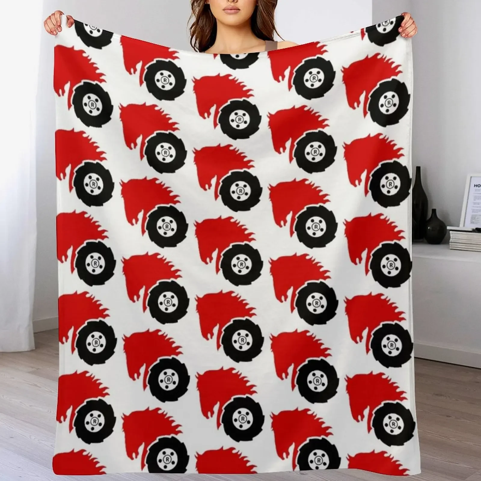 

Wheel Horse Throw Blanket Weighted Sofa Throw Luxury Brand Travel Blankets