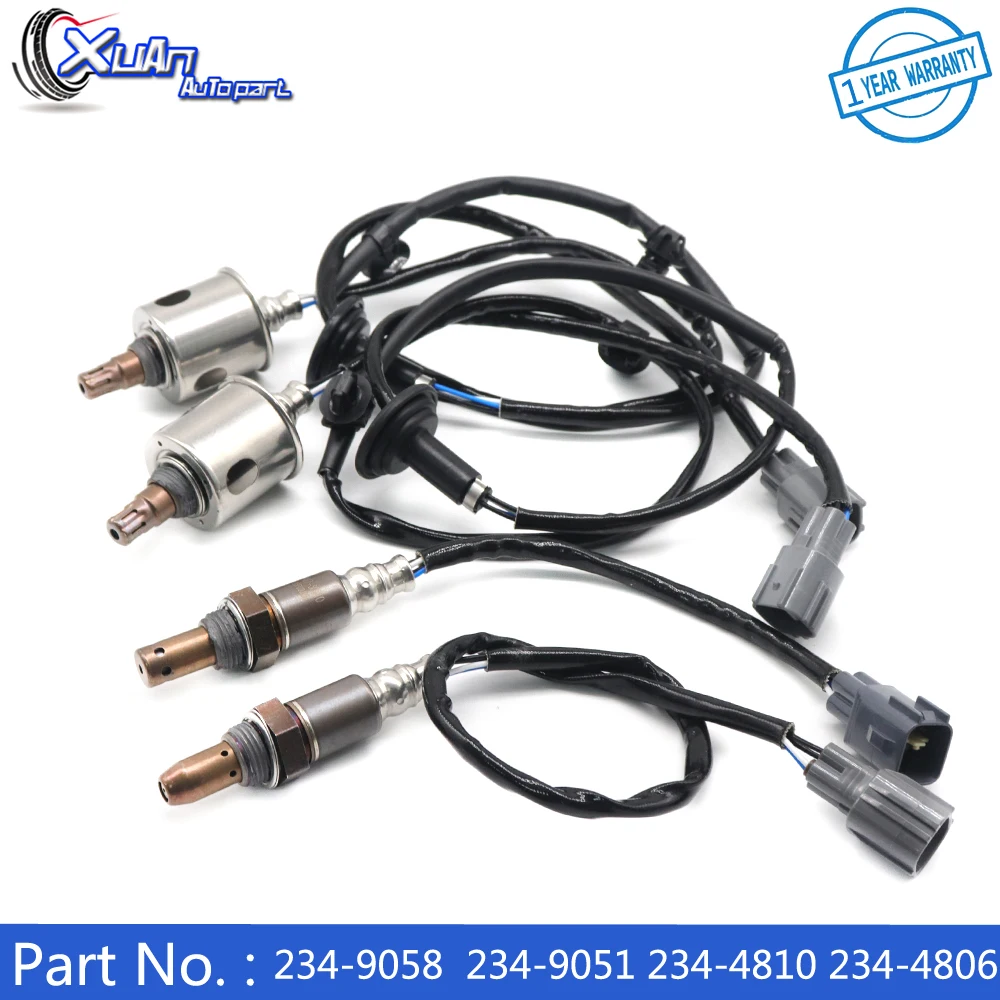 

XUAN Front Rear Air Fuel Ratio Lambda O2 Oxygen Sensor 234-9058 234-9051 234-4810 234-4806 for Lexus GS300 2006 3.0L V6 AWD