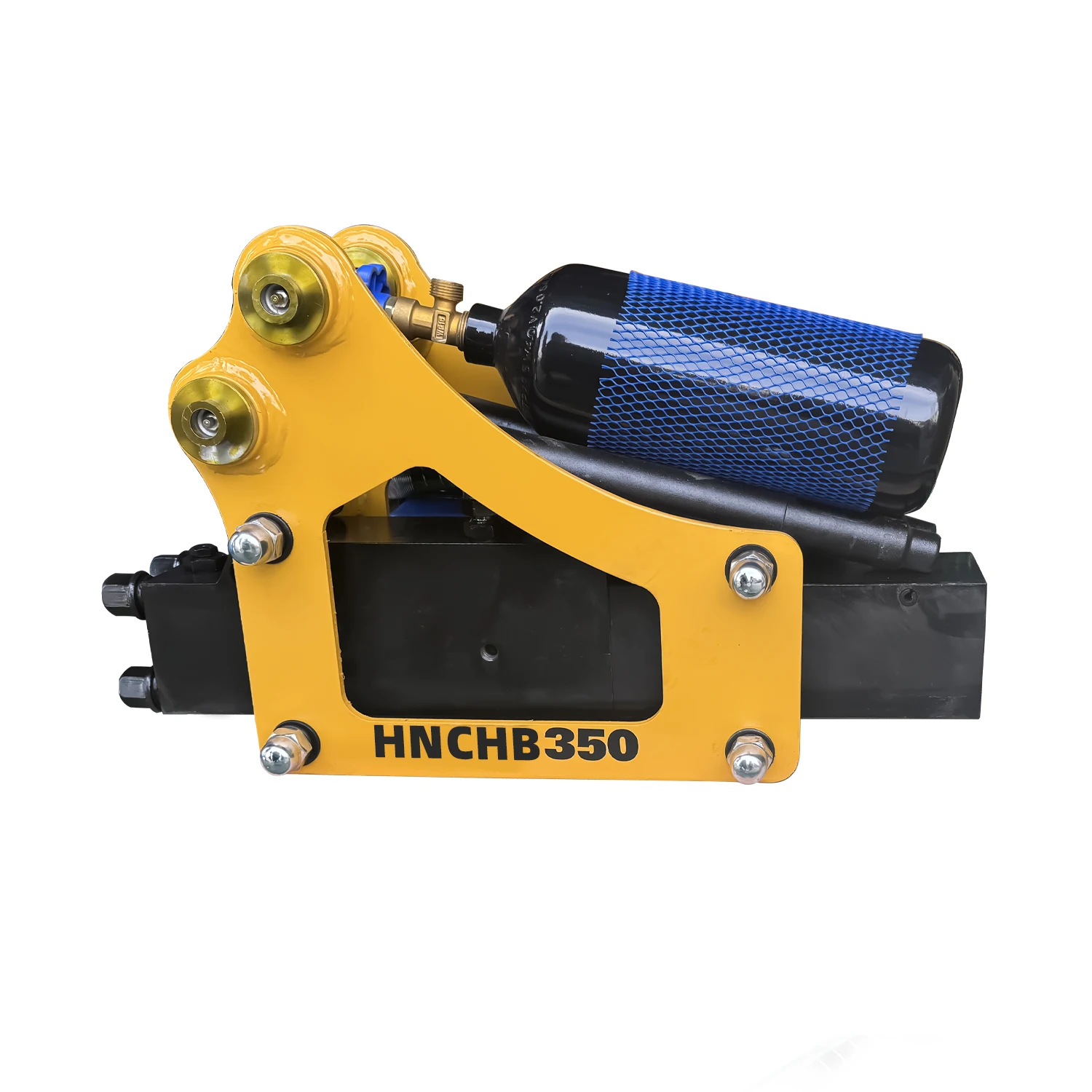 

Side Type Hydraulic Stone Demolition Hammer, Stable Impact Attachment For 10-15 Ton Medium Construction Excavator