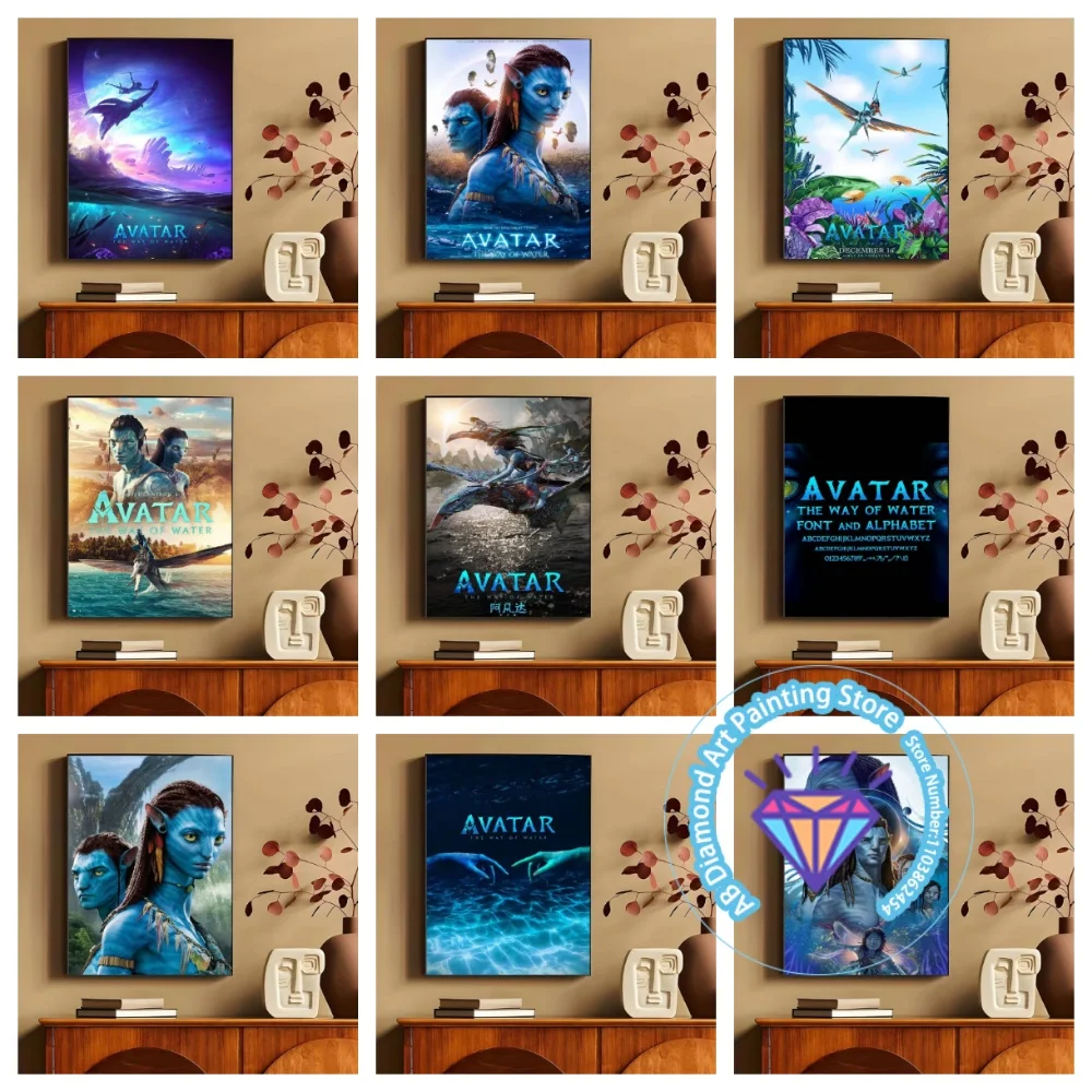 

Avatar AB Diamond Painting Kit Square Round Diamond 5D DIY Mosaic Cross Embroidery Handmade Art Adult Exquisite Gift Home Decor