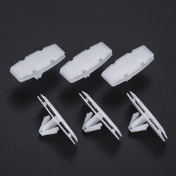 24Pcs/lot White Car Plastic Push Retainer Pin Rivet Fasteners Fender Flare Rocker Moulding Clip For Jeep Wrangler JL 2018 -2020