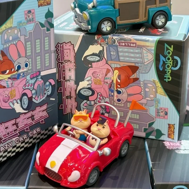 

Disney Zootopia 2 Crazy Rides Series Nick Judy Blind Box Collectible Figure Desktop Ornament Christmas Gifts Trendy Mystery Box