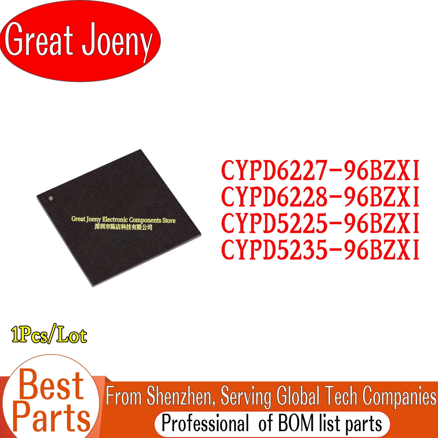 (1pcs) New CYPD6227-96BZXI CYPD6228-96BZXI CYPD5225-96BZXI CYPD5235-96BZXI CYPD6227-9 CYPD6228-9 CYPD5225-9 CYPD5235-9 6BZXI BGA