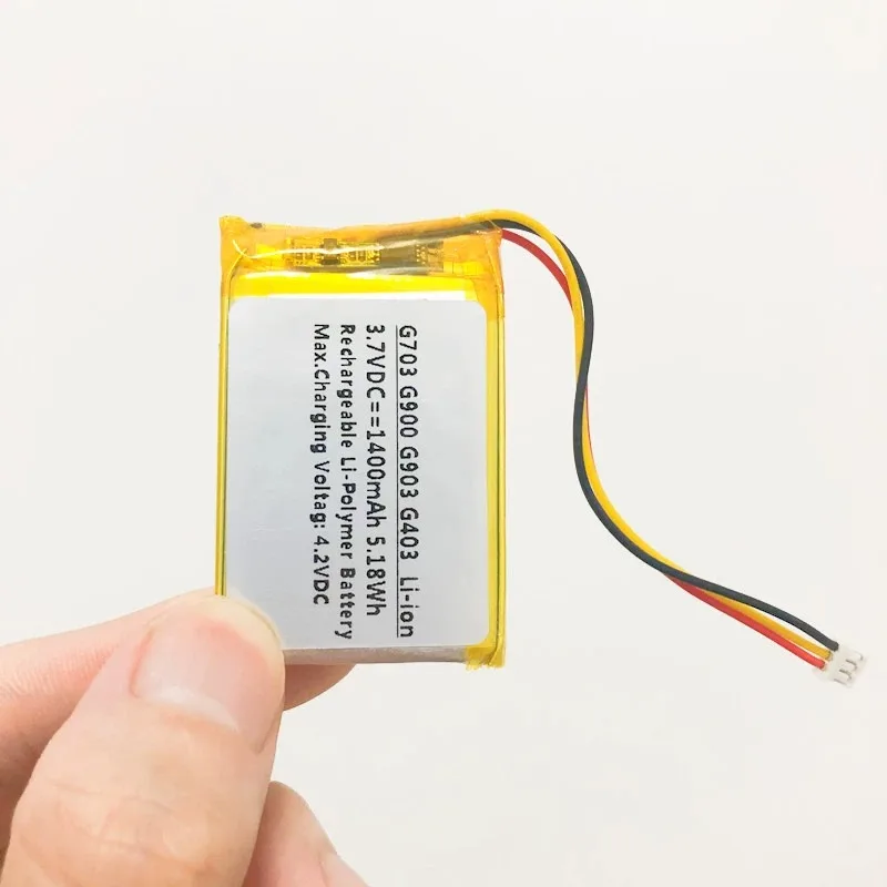 بطارية 3.7 فولت 1400 مللي أمبير في الساعة لماوس الألعاب Logitech G900 G703 G903 Chaos Spectrum وG403 Prodigy RGB 533-000130