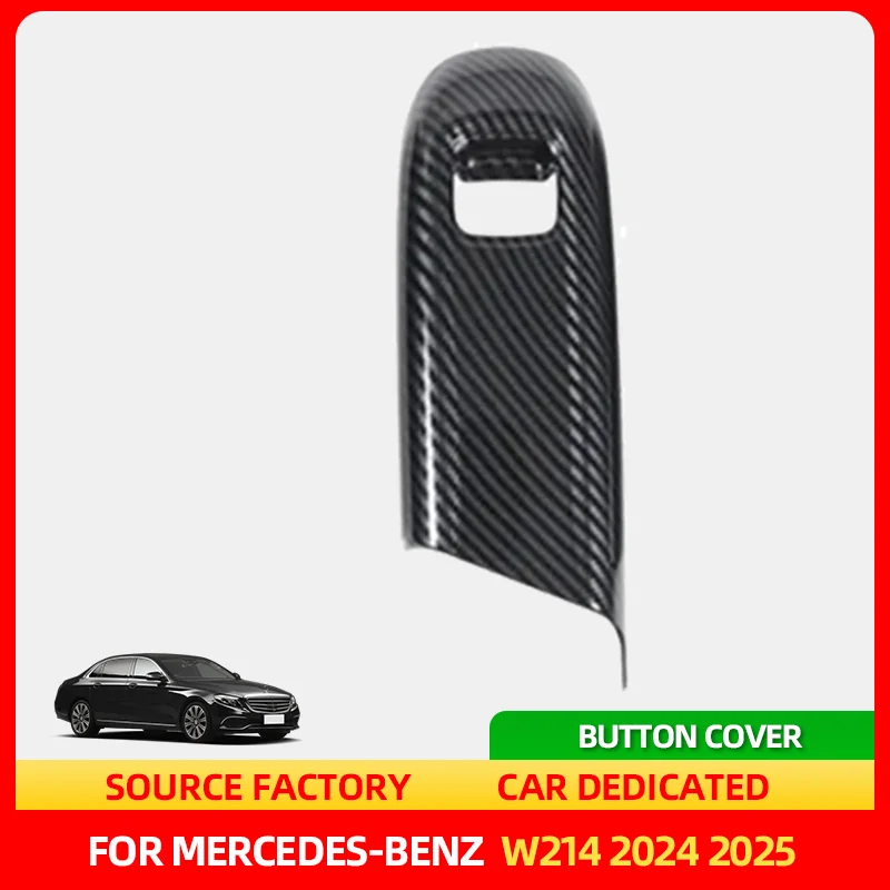 

Styling Mouldings ABS Car Door Armrest Window Glass Lift Button Panel Cover Trim Sticker For Mercedes Benz E Class W214 2024 202