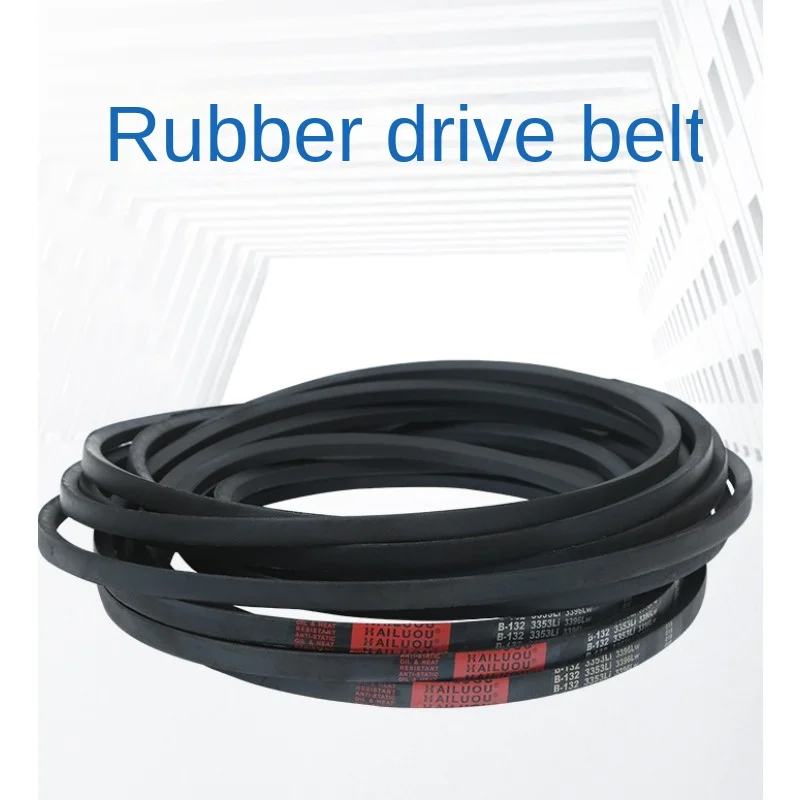 2pcs V-belt B-type B500B1250 rubber industrial machine toothed agricultural motor drive belt complete anti-static