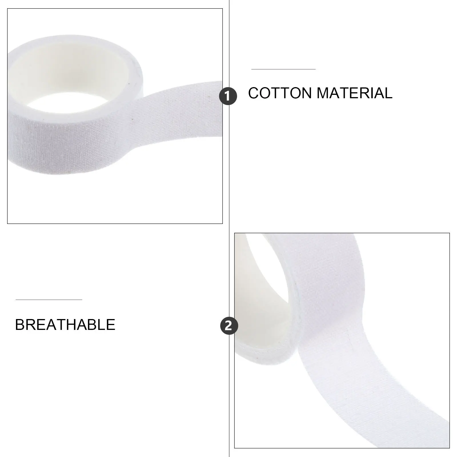24Pcs Tape Adhesive Bandage Breathable Flexible Waterproof Surgical Aid Wound Care Retention Tape for Sensitive Skin