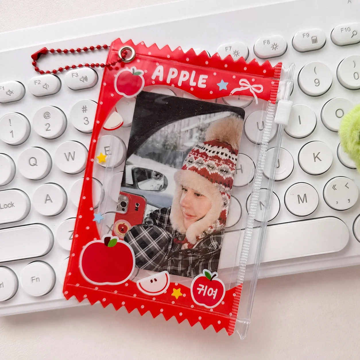 Storage Pouch Original Pvc Card Storage Pouch Badge Display Bag Cute 3 Inch Card Pouch For Handbag Decoration Keychain Gifts