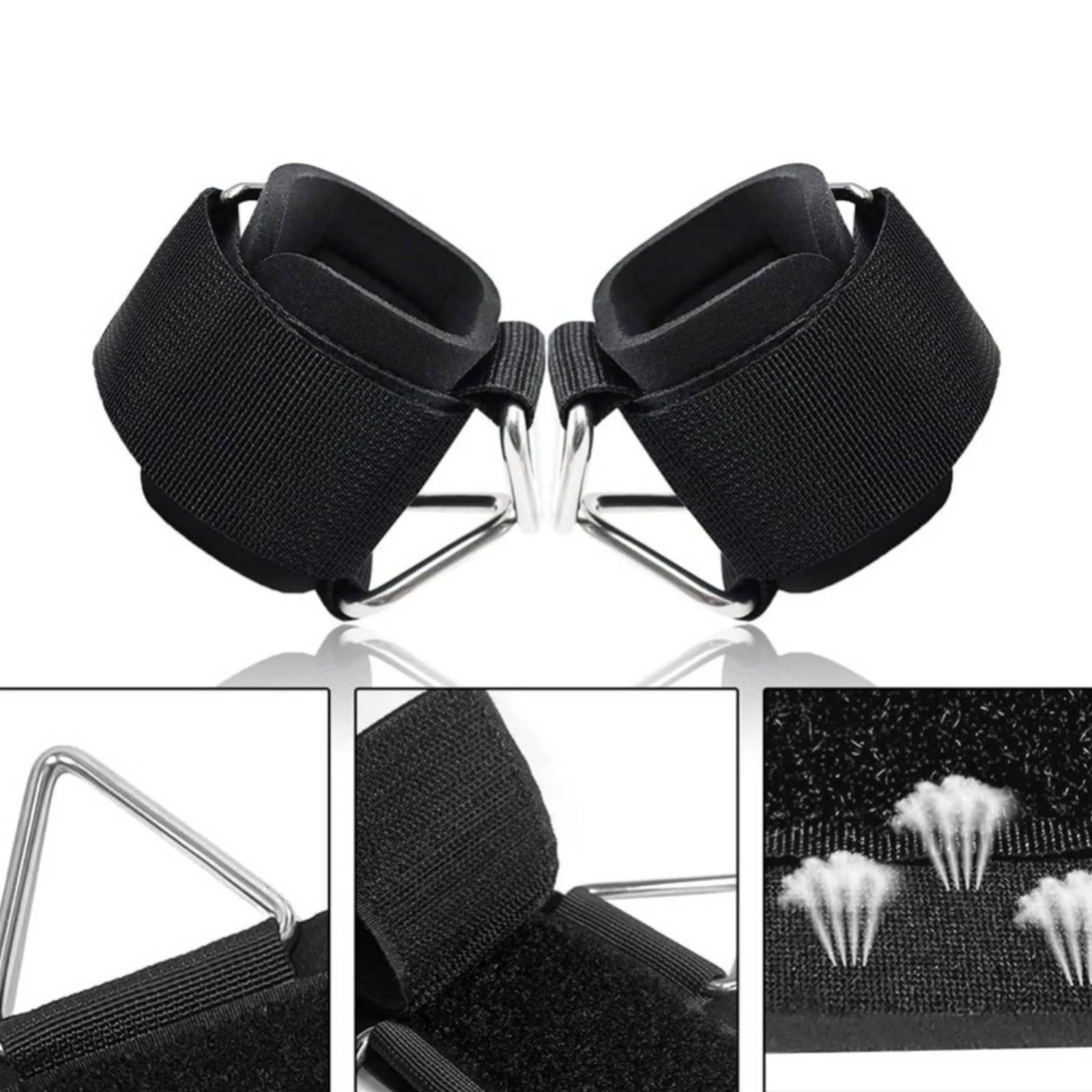 Cable Machine Wrist Cuff Comfortable Cable Machine Wrist Strap Fitness Equipment Heavy-Duty Secure for Bodybuilders