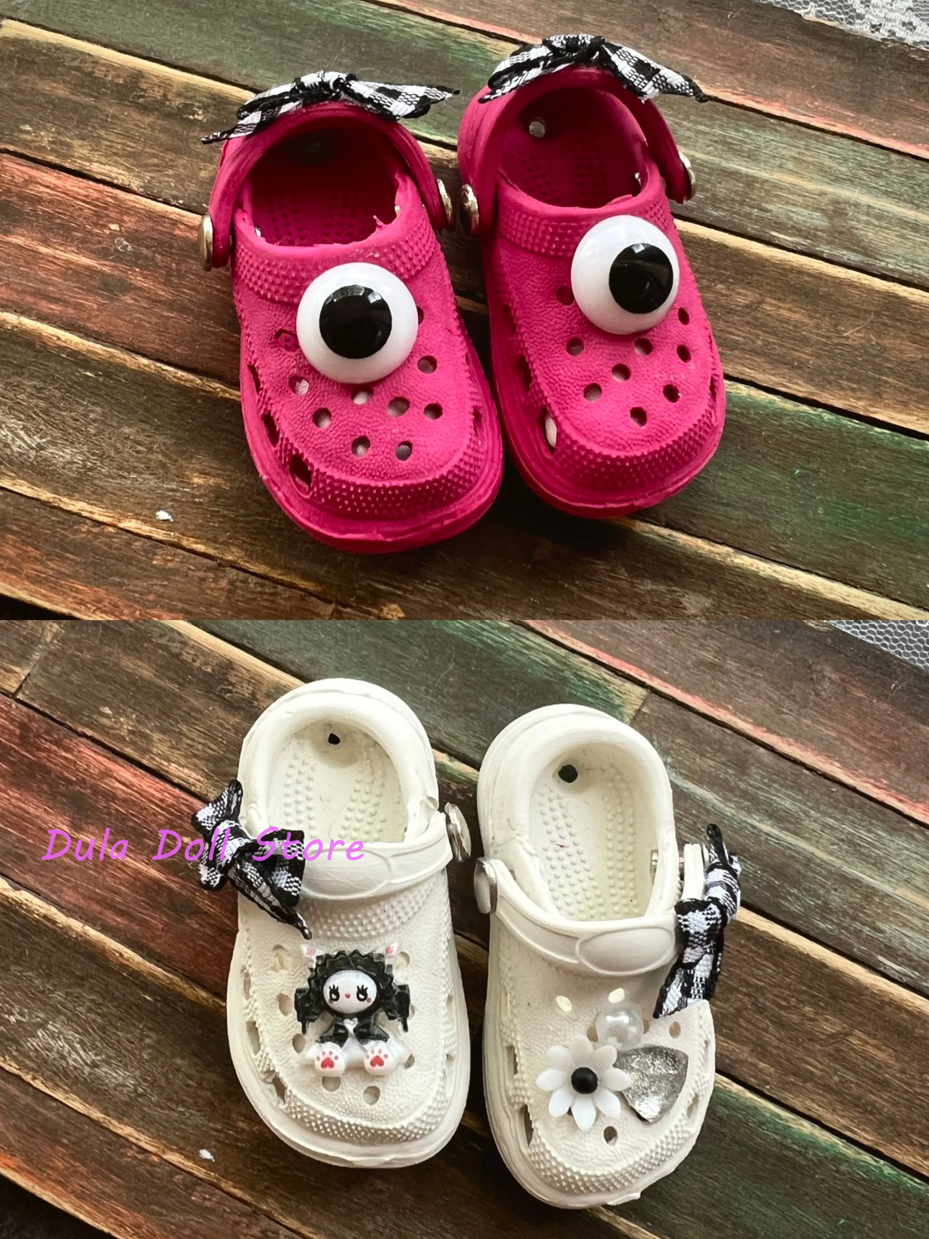

Кукла Dula, белые и розовые перфорированные туфли (очень большой) Blythe ob24 ob22 Landoudou Landazz, тело маленькой рыбки, аксессуары для кукол Bjd
