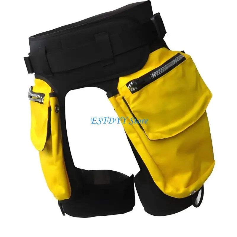 G6DE Nylon Technical Diving Shorts with Zippers Pockets, Waist Mount Equipment Storage