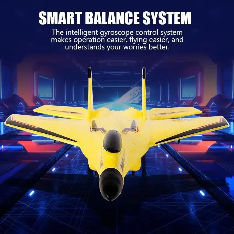 LIFEA FOLORA ZY320 RC Airplane 2.4G 2CH Fixed Wing Fighter Hand Throwing Foam Glider Outdoor Toy For Boys Birthday Gift