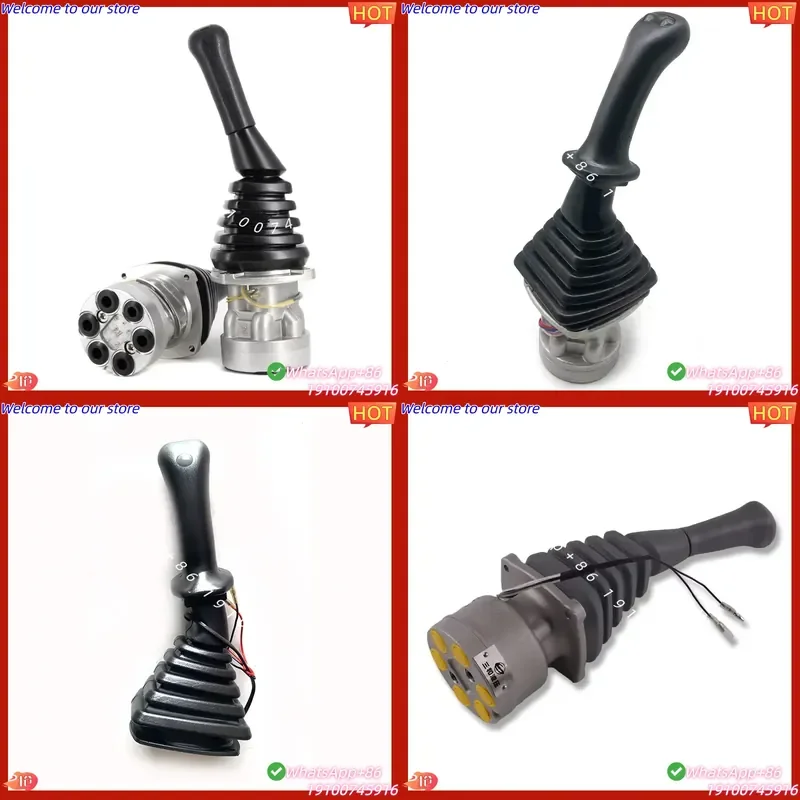 CE Certificate HUITONG ISO/SAE Standard Excavator Joystick Handle with Thumbwheel Core Engine Components for ZX200