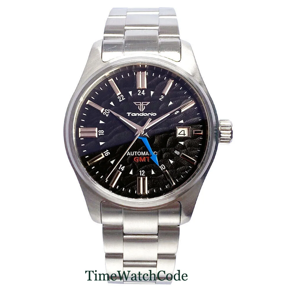 Tandorio GMT Automatic Mechanical Watch for Men NH34A Diving