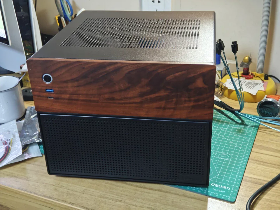 JONSBO N4 PC Enclosure NAS 6+2 Bay 23CM Support Graphics Card SFX Power Supply Compatible with MATX Motherboards Chassis