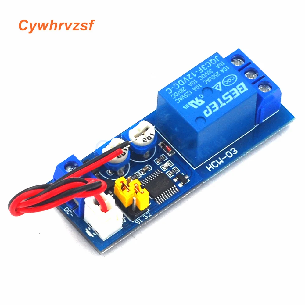 DC 5V 12V 24V Infinite Cycle Delay Timing Time Relay Timer Control ON-OFF Loop Switch Module Double Adjustable 0-100 Mminutes