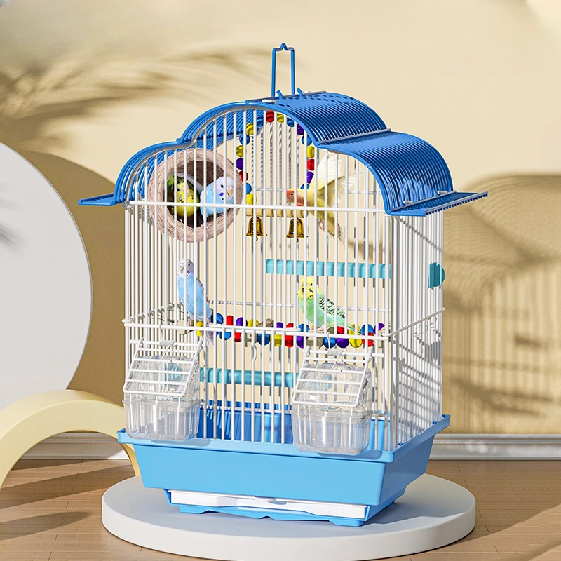 Hut Feeder Rabbit Bird Cages Accessories Decoration Backpack Bird Cages Habitat Toys Gabbia Pappagallo Bird Supplies RR50BN