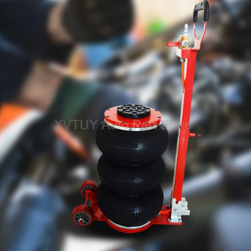 

3T 5T Air Bag Jack Foldable Handheld Double Handle Pneumatic Jack For Car Lifting Auto Repair Shop 4S Store Use Easy Lifting