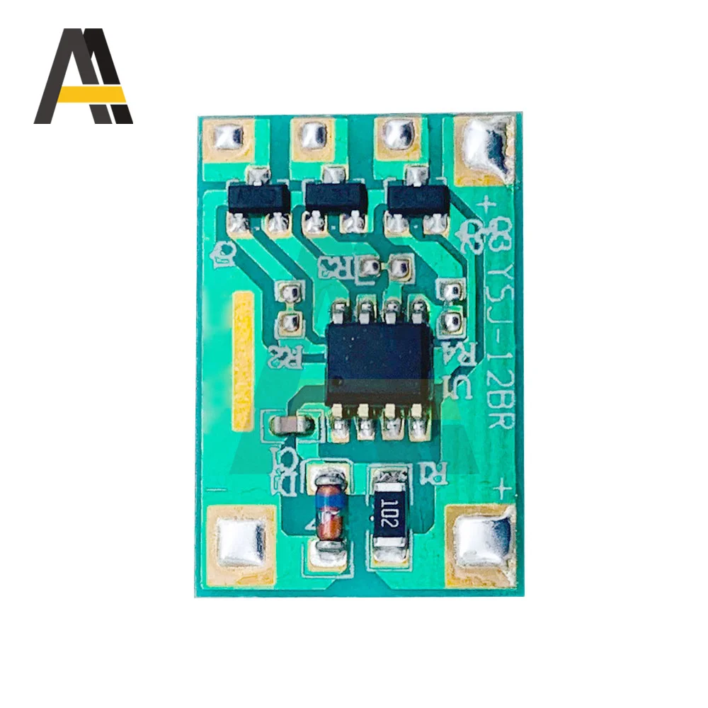 3V-12V Slow Breathing Light Module 3-way 300mAh Light with Slow Flashing Light Gradually on And Off Chip Light Up And Fade Away