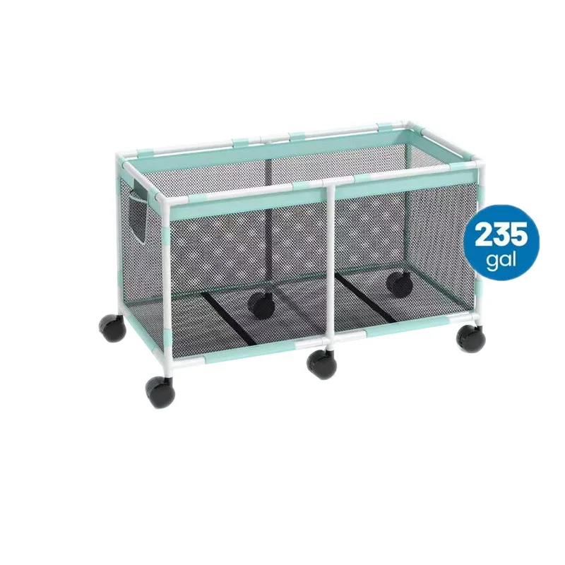 Storage trolley bathroom/outdoor mobile rack towel wet and dry separation