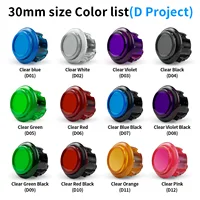 Qanba Gravity KS Ejes mecánicos Pulsador silencioso 24 mm/30 mm Botón Arcade a presión (en caja)