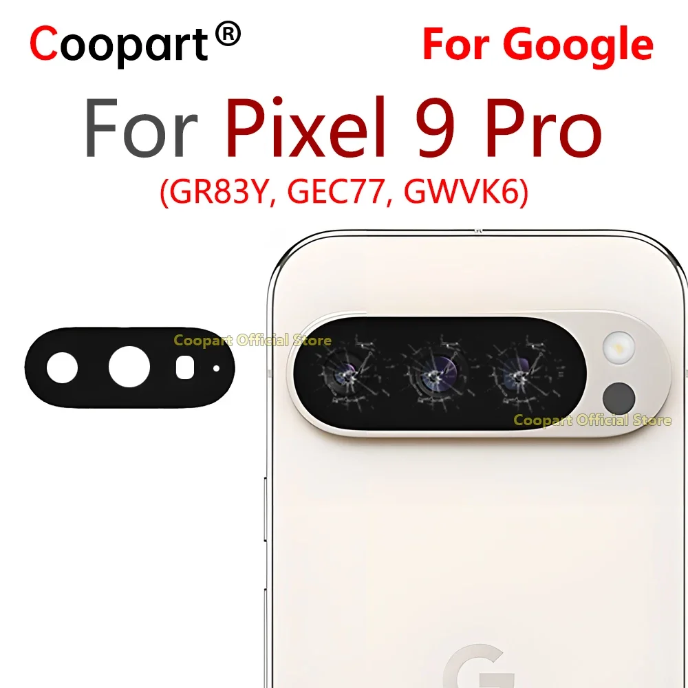 Coopart Back Rear Camera Glass Lens For Pixel 9Pro
