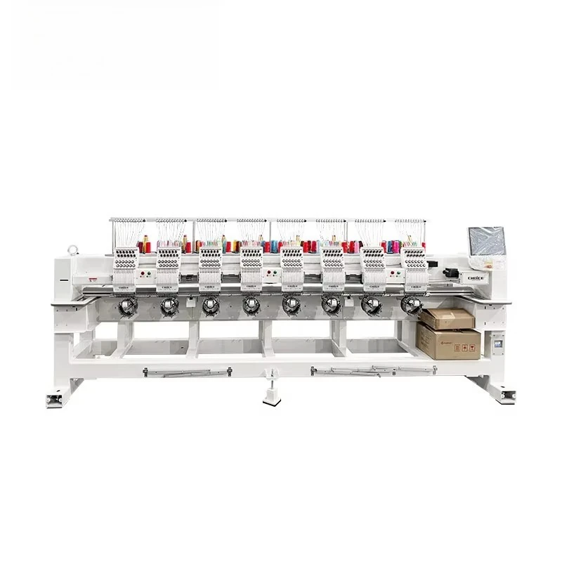 GC-A1208E Factory Wholesale Computer Sewing Embroidery Machine 8 Head Industrial Embroidery Machine for Small Business