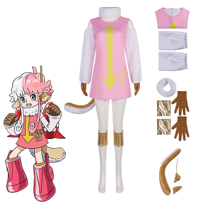 

Костюмы для косплея Атласа, одна аниме, ролевая игра, розовая форма, карнавальная одежда на Хэллоуин для женщин и девочек