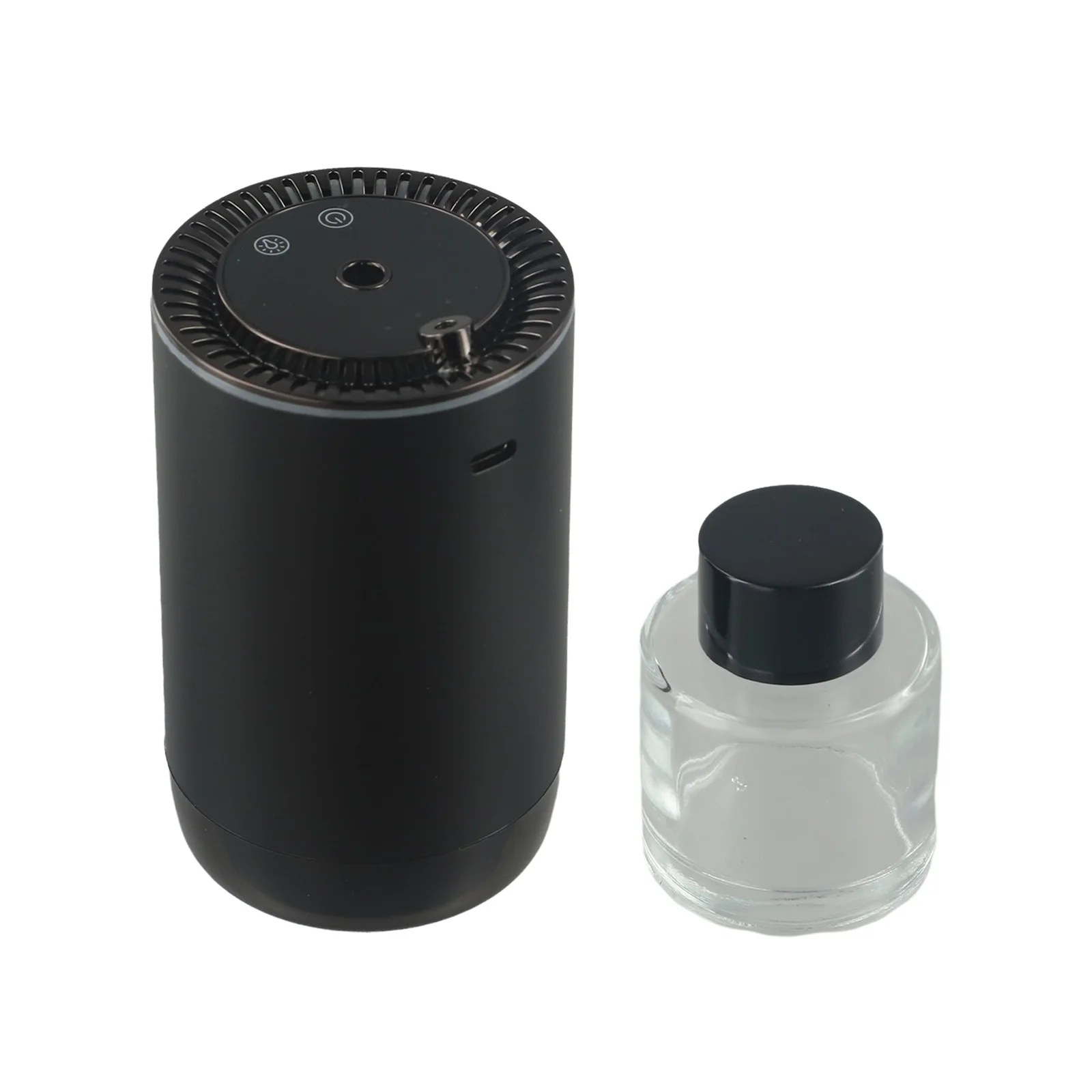 Car Perfume Air Diffuser Car Atmosphere Soothing Light Feature Aluminium Alloy+PC Material Auto ON/OFF Function