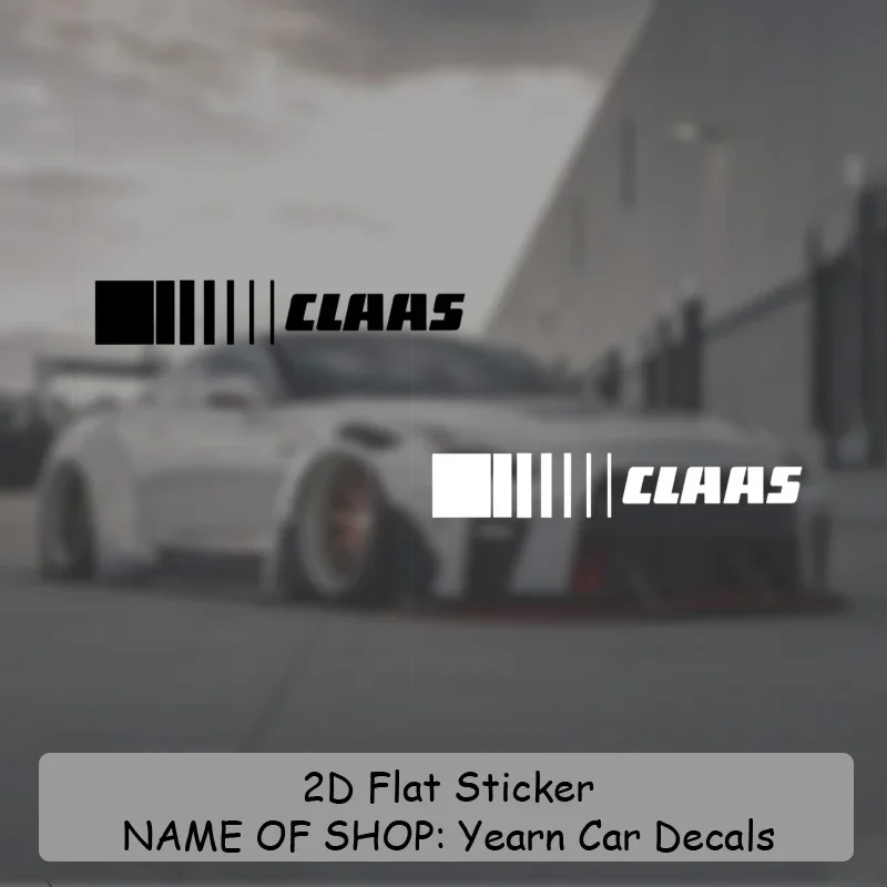 

Виниловая наклейка с логотипом CLAAS, черно-белые гоночные полосы, прозрачная, водонепроницаемая, устойчивая к ультрафиолетовому излучению.
